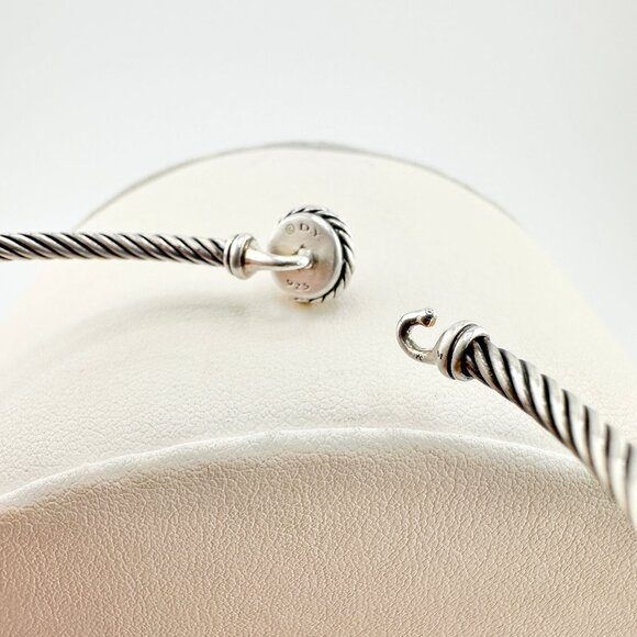 David Yurman Chatelaine Bracelet w/ Black Onyx - Size Medium - Picture 10 of 11